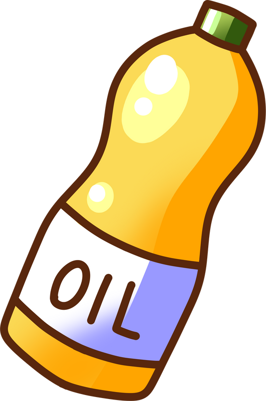 Cooking oil bottle clipart